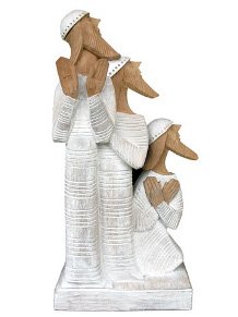 sculpture trois orants