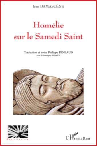 La couverture du livre Homélie sur le Samedi Saint de saint Jean Damascène